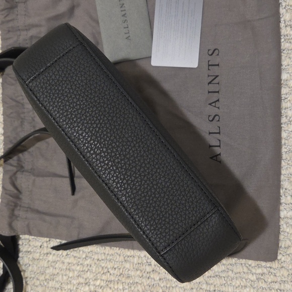 ALLSAINTS Captain Lea Leather Crossbody Bag - Picture 5 of 12